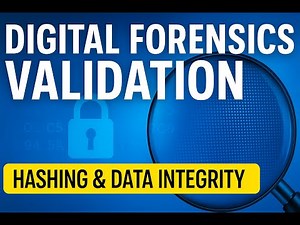 Module 9 – Digital Forensics Analysis & Validation | Chapter 9 | Tools, Hashing, & Data Integrity
