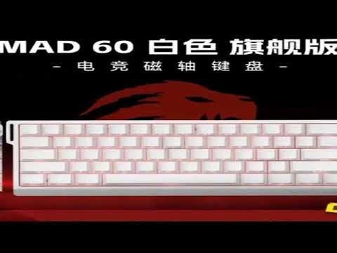 #MADLIONS MAD 60/68HE Gaming Magnetic Switch Keyboard 61/68 Key Web Drive 8K Wired Custom Return RT