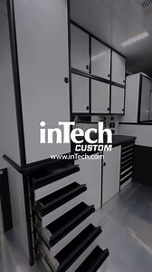 Custom #inTech All-Aluminum Motorsports Trailer you have to see! #MotorsportTrailer #RaceTrailer #MotorsportHauler #RaceCarTrailer #PitCrewTrailer #RacingLife #RaceDayReady #TrackSupport #MotorsportTransport #TrailerLife | inTech Trailers