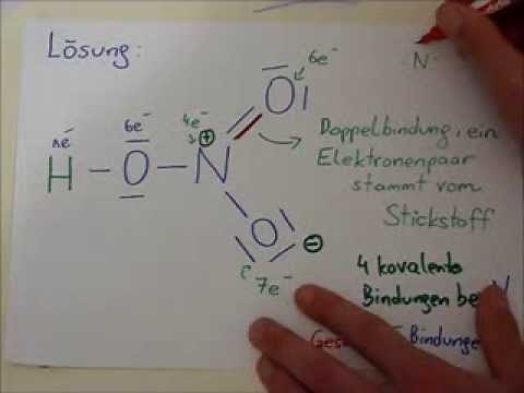 Salpetersäure HNO3: Struktur, Mesomerie und Formalladungen