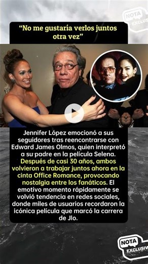 😱 JLo se reencuentra con actor de Selena