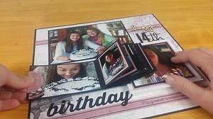 See the blog for more info on how to create this cool waterfall feature on a scrapbook page. http://clubscrap.com/waterfall-technique/ | Club Scrap