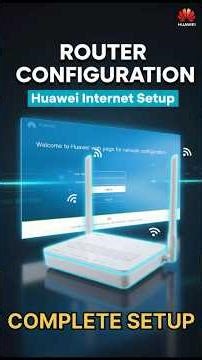How to Configure Huawei Router | Huawei Router Setup | Huawei WiFi Internet Settings