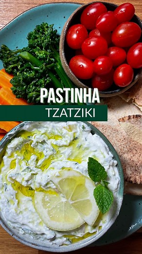 G I G I V I L E L A | Conhece o tzatziki? Essa pasta a base de iogurte ou coalhada é o guacamole dos gregos. 🇬🇷💚 Vai bem com tudo e ainda é fácil de fazer. 🍋🍋🍋... | Instagram