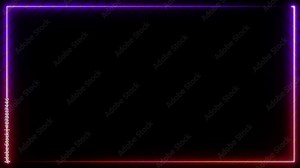 neon light border emits a mesmerizing glow, with pulsating hues of electric red. border adds a touch of high-tech elegance and is ideal for framing digital screens, mirrors, or even as a standalone.