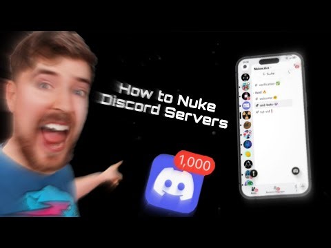 How To Nuke Discord Servers and spam them Full 😱
