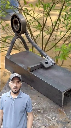 DIY Metal Cutter Machine – Powerful Homemade Tool Using Angle Grinder #short