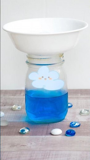 Cloud in a Jar Experiment for Kids | Easy Weather Science Activity ☁️