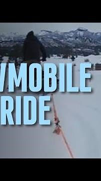 Snowmobile Sled Ride in Colorado's Winter Wonderland