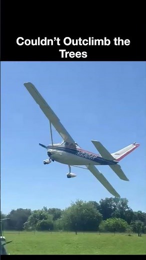 Cessna 182 Go-Around Ends in Crash | Loss of Control Into Trees