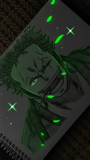 Drawing Zoro♥️✨|One piece Drawing|