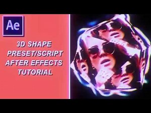 ☆ 3D shape PRESET/SCRIPT — after effects tutorial ☆