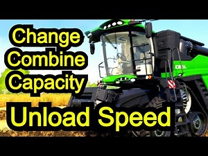 How To Change Storage Capacity & Unloading Speed | FS19