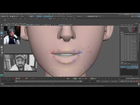 Part01 Mastering Lip Sync in Maya : Using Reference Footage for Believable lip-sync Animation