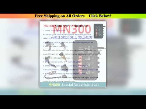 Update! MN300 Auto Sensor Simulator Automotive Tester Car Rail Oxygen Oil Pressure Flow Sensor