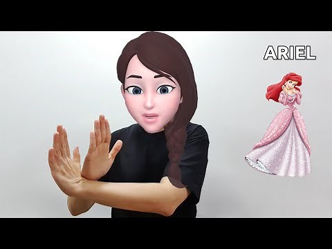 American Sign Language (ASL) Lesson: Ariel