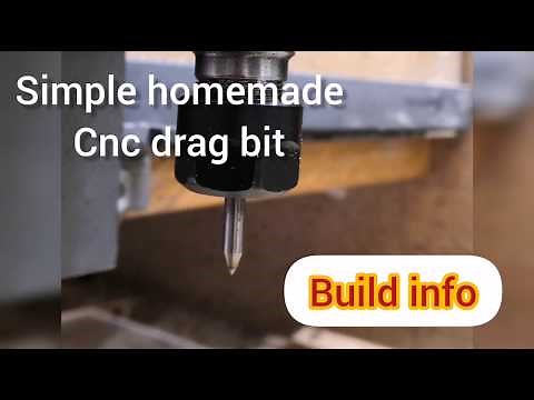 Simple homemade cnc drag bit