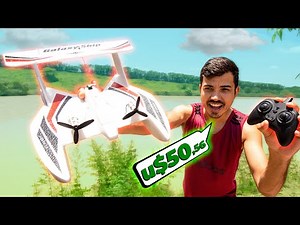 COMPREI um Avião Anfíbio de Controle Remoto no Aliexpress | Avião RC KF603