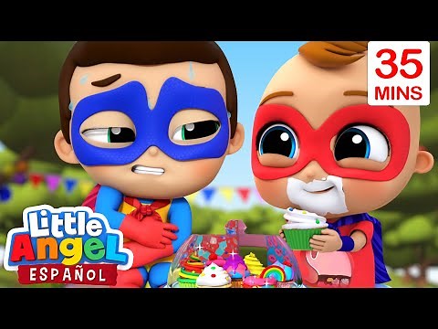 ¡Las Meriendas deben ser Saludables, Bebé Juan! | Canciones Infantiles | Little Angel Español