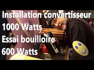 🚨COMMENT INSTALLER 1 CONVERTISSEUR 1000 WATTS dans 100% LE FOURGON