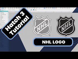 NHL Logo Digitizing - Hatch 3 Digitizing for Beginners