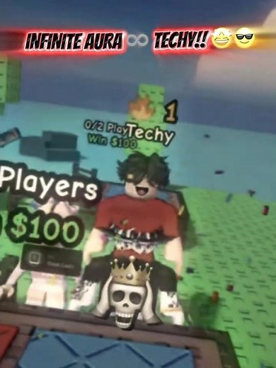 Moments before Techy Guessed it First try!! 💀😱 #roblox #edit #techy #skull