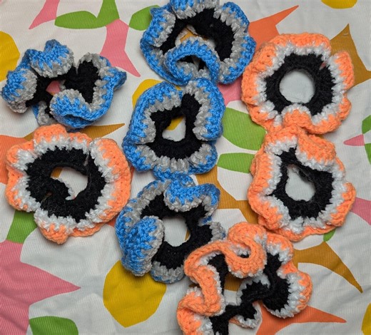 Glow in the Dark Crochet Scrunchie - Etsy