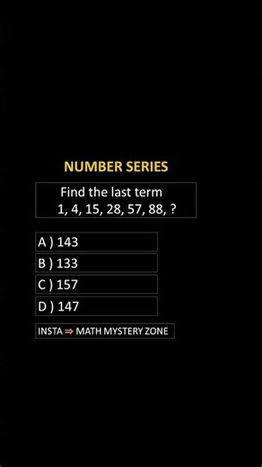 Number Series / math tricks / reasoning trick #shortsfeed #maths