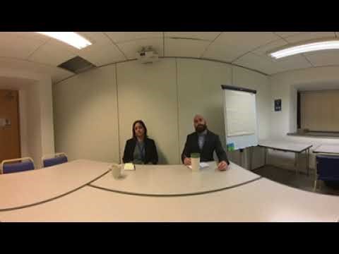 Virtual Reality (VR) Public Speaking Practice Stage: Job Interview Challenge