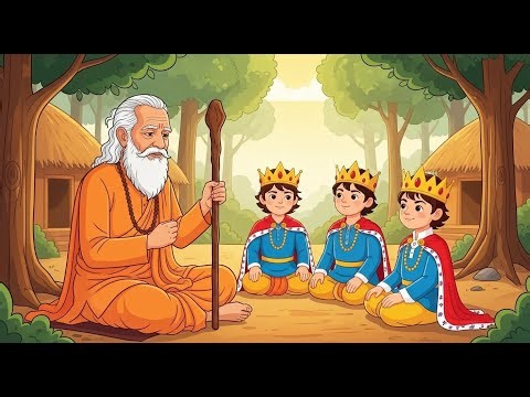 Panchatantra Episode 1 Origin Story | Vishnu Sharma & Three Princes | Telugu Moral Story for Kids
