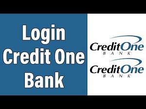 Credit One Bank Online Banking Login 2022 | Credit One Bank Online Account Sign In Help