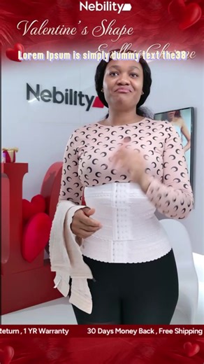 Nebility Women's Waist Trainer Corset for Tummy Control