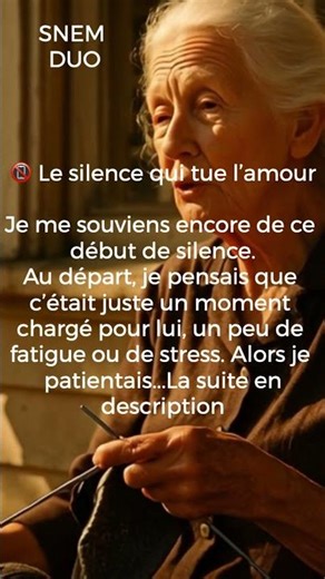 📵 Le silence qui tue l’amourJe me souviens encore de ce début de silence.Au départ,