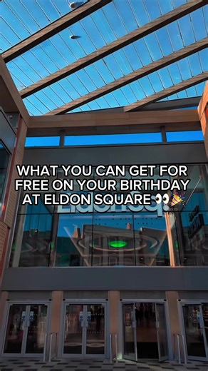 who's got a birthday coming up? 👀🎂 save this post as your reminder 😉 #eldonsquare #trending #birthdayfreebies #newcastleshopping
