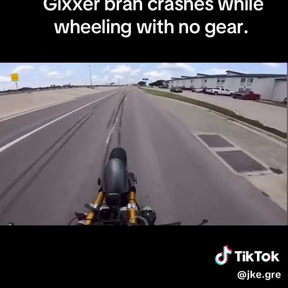 Gixxer Brah Crashes During Wheelie Without Safety Gear