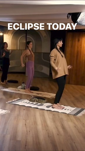 Today is a day to do something powerful ❤️‍🔥 Get your body moving and meditate deeply. That’s the name of the game in an eclipse window. We JUST finished our Eclipse Activation webcast class. This is just amazing to do today - grab the link in our bio to dive in for free ✨ #eclipse #eclipsemeditation #totalsolareclipse | Life-Force Academy