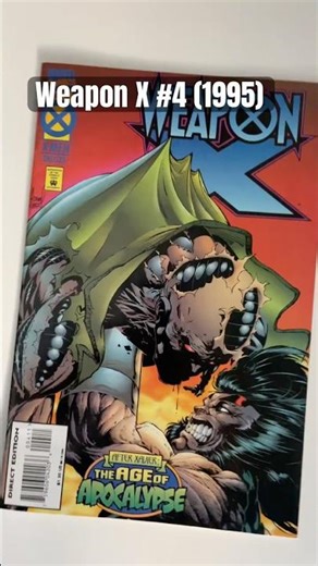 Weapon X (1995) art by Adam Kubert - Wolverine from Age of Apocalypse. Great 90s X-men comic