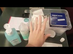 Material für den Verbandswechsel PEG Sonde Button 03.02.17 MIA