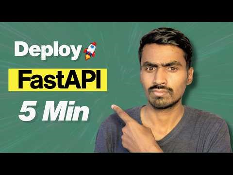 Deploy FastAPI Application SUPER FAST in 5 Minutes