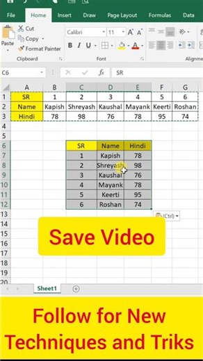 How to Convert Data rows to columns in Excel uses of Transpose in Excel #pivottable #Shorts #Excel