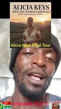 Alicia Keys Final Tour. It's Over, The Last Number.