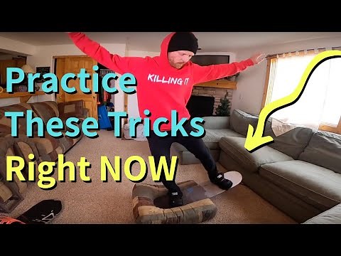 Learn Snowboard Tricks From home | Beginner Guide