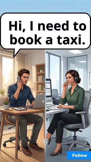 🚖 Stop struggling with English when booking a taxi! Learn how to speak confidently in real-life situations. In this video, you’ll learn: 1️⃣ How to ask for a taxi politely 2️⃣ How to give your location and time clearly 3️⃣ How to confirm prices and payment options 4️⃣ Useful phrases for tipping and polite conversation 💡 Practice along and speak like a native! 📌 Don’t forget to Save, Comment, and Share this video with friends learning English! #LearnEnglish #DailyEnglish #TravelEnglish #Englis