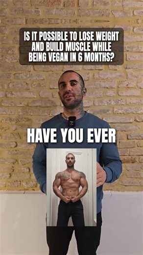 Is it possible to lose weight and build muscle while being vegan in 6 months 🤔 My clients went from feeling stuck to gaining 3 kg of muscle and losing up to 10 kg of fat in 6 months. Follow if you want to learn how to do it yourself! #fatloss #fitness #vegan #veganfitness #calisthenics