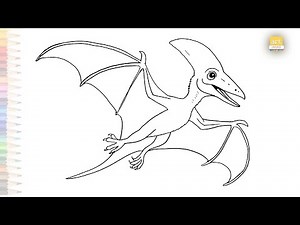 Pterodactyl drawings easy | Art tutorial | How to draw Pterodactylus step by step | #artjanag