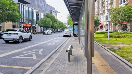 Aménagement urbain : des arrêts de bus confortables en Chine