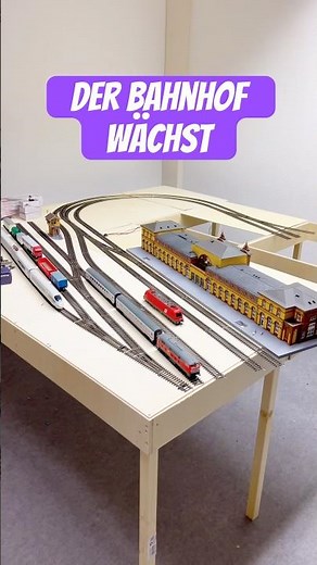 Die #h0 #modellbahn bekommt neue Gleise #shorts #miniature #train #modeltrains #hobby #modellbahn