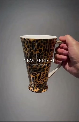 From Cup to Carpet? 🐆 The Leopard Print you didn't know you needed.