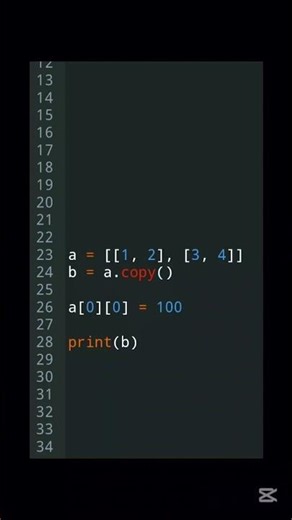 Python .copy() trap! 😳 Copy isn’t always safe — shallow copy can trick you! 🤯#python #pythontips