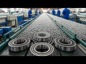 Inside the Ball Bearing Factory | Full Factory Process (ASMR)